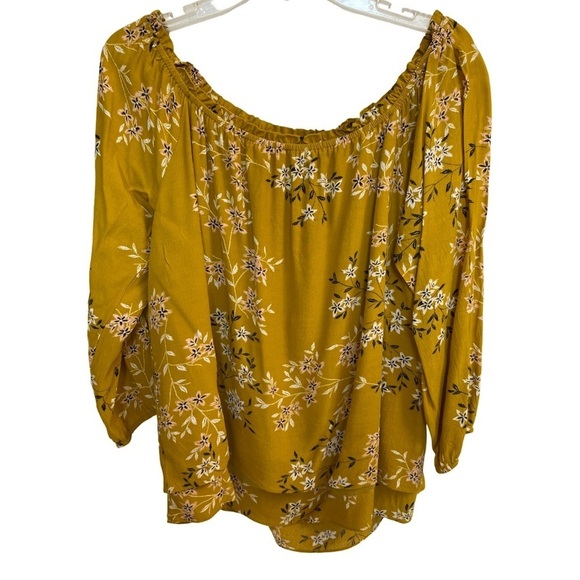Sanctuary Floral Split Sleeve Floral Top Size Large - Picture 1 of 6